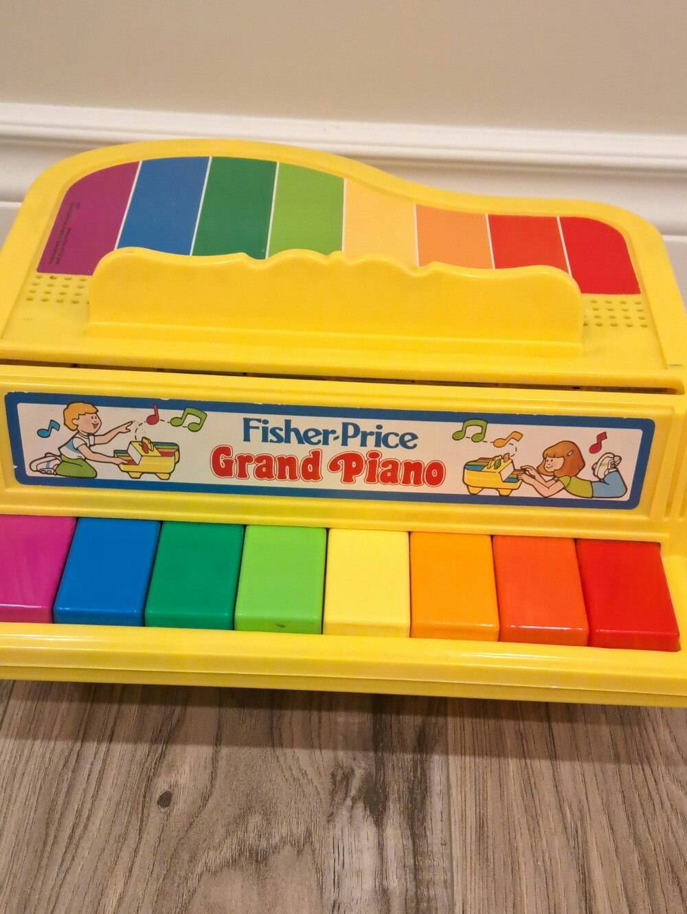 Vintage Fisher Price 1986 Grand Piano Toy